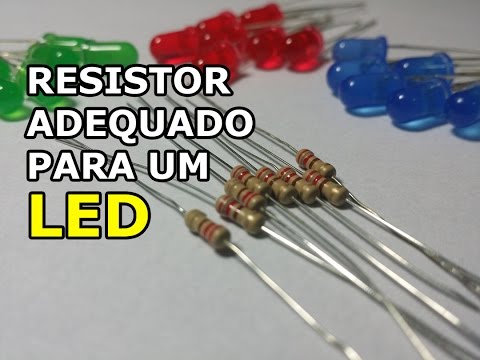 Como calcular o resistor adequado para um LED