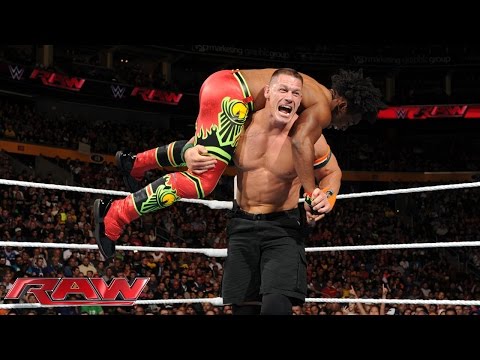 John Cena vs. Xavier Woods - United States Championship Match: Raw, Sept. 28, 2015