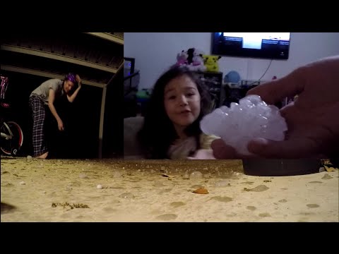 FREAK HAIL STORM!!! . San Antonio TX Apr 12th, 2016