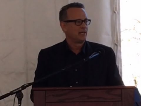 Tom Hanks Dedicates College's Renovated Center