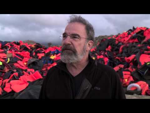 Mandy Patinkin visits Lesbos, Greece