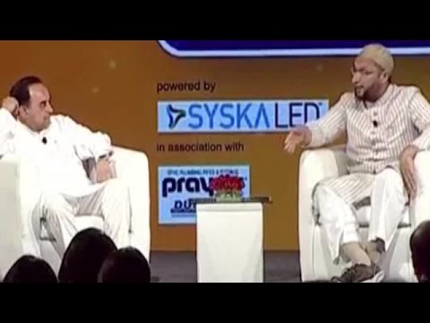 IndiaTV Samvaad: Subramanian Swamy vs Asaduddin Owaisi at India TV Conclave