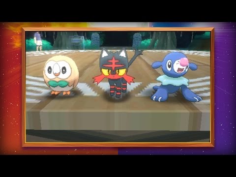 Starter Pokémon for Pokémon Sun and Pokémon Moon Revealed!