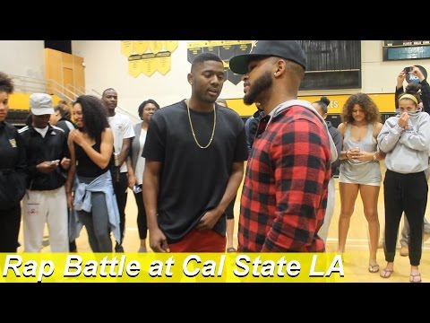 Crazy Freestyle Rap Battle Goes DOWN at Cal State Los Angeles