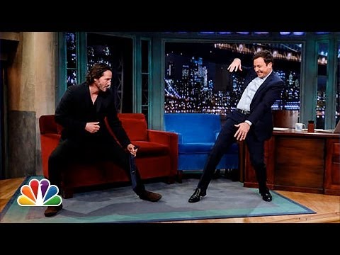 Keanu Reeves Defends Jimmy's T'ai Chi (Late Night with Jimmy Fallon)