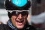 Wout Poels of Team Sky celebrates as he crosses the finish line.