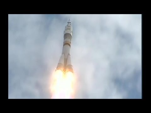 [ISS] Launch of Soyuz TMA-05M (Roscosmos View)