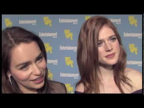 Emilia Clarke and Rose Leslie Interview - Game of Thrones Season 3