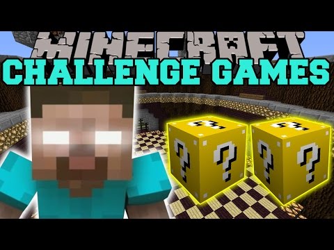 Minecraft: HEROBRINE CHALLENGE GAMES - Lucky Block Mod - Modded Mini-Game