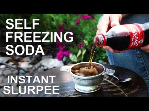 Self Freezing Coca-Cola (The trick that works on any soda!)