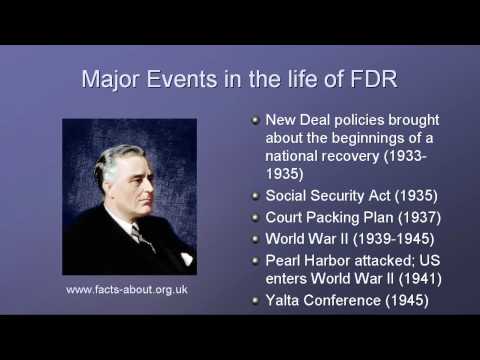 President Franklin D. Roosevelt Biography