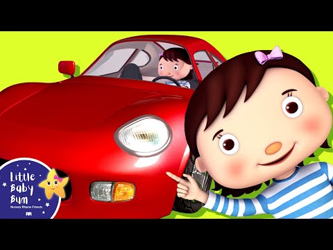 Driving In My Car Song | Nursery Rhymes | Original Song by LittleBabyBum