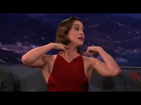 Lizzy Caplan On Conan - Interview - 11/16/2015