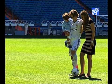 Luka Modric's first day as a Real Madrid player