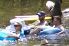 Photograph Simon O'Dwyer. The Age Newspaper. 100116. Photograph Shows. Melbournians cool off in the Yarra River near ...