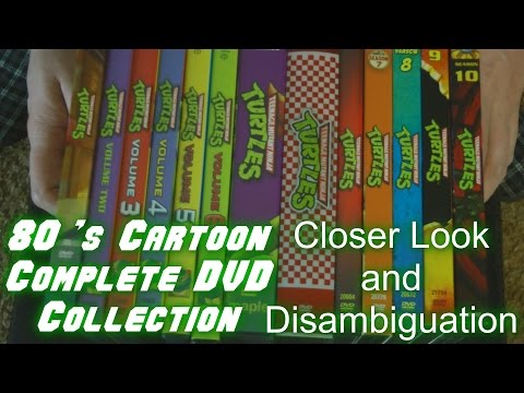 TMNT 80's Cartoon DVDs Closer Look and Disambiguation