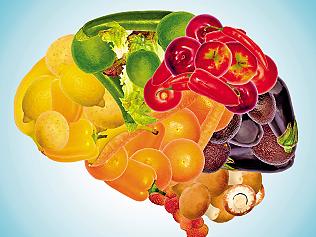 Brain Food, healthy nutrition is good for brain, Illustration. Source: iStock