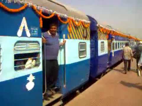 FIRST TIME ON YOUTUBE:-INAUGURAL RUN OF SAHARSA PATNA RAJYARANI SUPERFAST EXPRESS