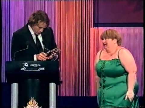 Heath Ledger & Sharon Strzelecki at the AFI Awards 2006