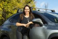 Chanel 10 celebrity Shark Tank panellist Janine Allis poses with her Lexus NX300h.