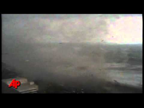 Raw Video: Tornado Strikes Springfield, Mass.