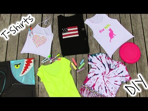 DIY Clothes! 5 DIY T Shirt Projects - Cool!