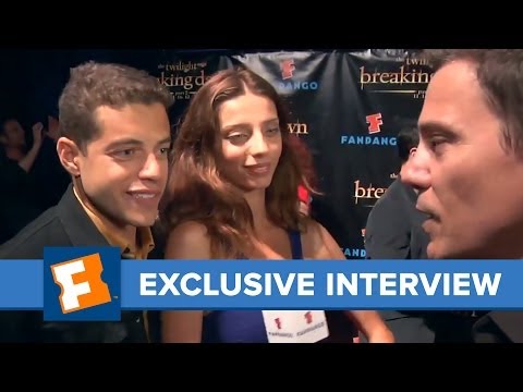 Twilight stars Angela Sarafyan and Rami Malek Exclusive Interview | Comic Con | FandangoMovies