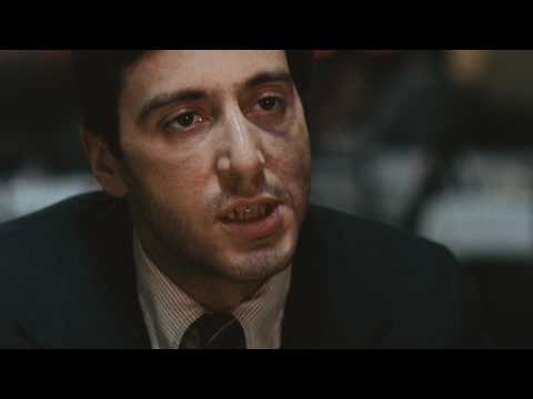 The Godfather - Michael shoots Sollozzo and McCluskey in 1080p