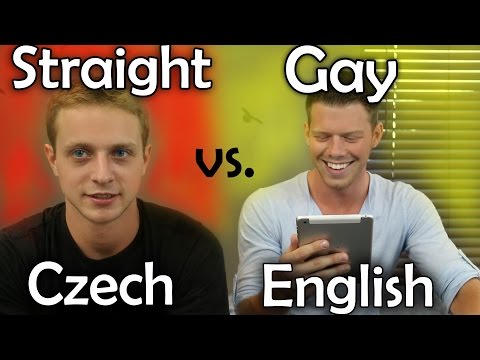 Accent Challenge! Straight vs Gay & Czech vs English!