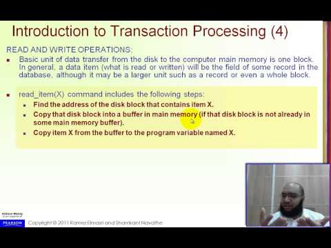 Chapter 21,17 - Transaction Processing - Part 1