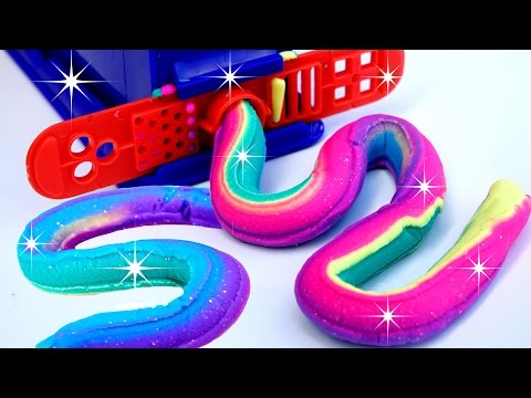 Sparkle Play doh Modelling Clay Rainbow DIY Fun and Creative for Kids