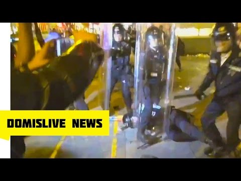 Mong Kok Protesters Attack Hong Kong Police Over MongKok Street Hawker Crackdown |旺角警民衝突警員向天開兩槍