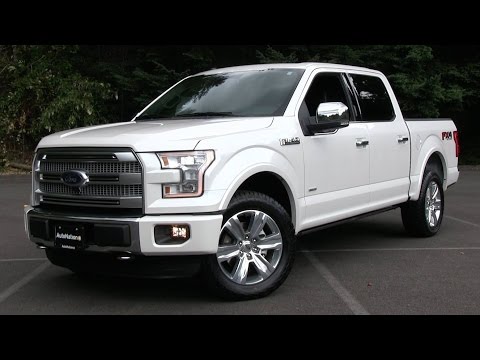 2015 Ford F-150 Platinum FX4 Start Up, Test Drive, and In Depth Review