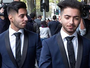 JALAL: mention for JALAL brothers charged with public nuisance over series of prank YouTube terror videos. The three brothers are pictured arriving at the Melbourne Magistrates Court on Friday 20th May, 2016. Picture: Mark Dadswell