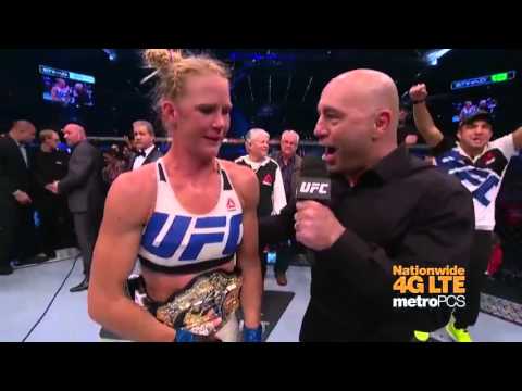 UFC 193: Holly Holm Octagon Interview