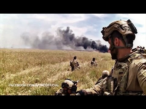 Iraq War 2016 - Kurdish Peshmerga Special Forces In Heavy Firefight During ISIS Ambush In Bashir