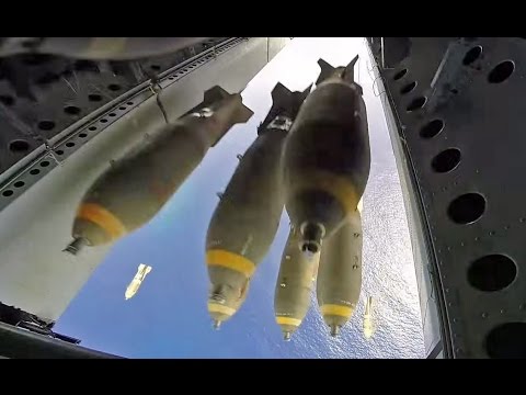 B-52 Stratofortress Bombing Run GoPro Footage