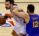 Problematic: Steven Adams has dominated Bogut in the series.