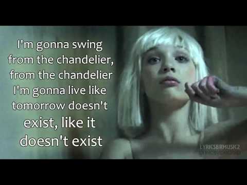 Sia - Chandelier (Lyrics Video) [HD]