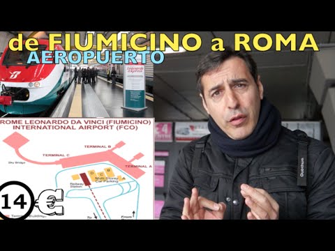 Como ir del aeropuerto de Fiumicino a Roma (MibauldeblogsTV)