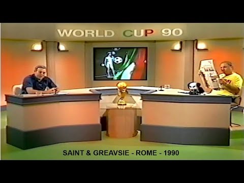 SAINT AND GREAVSIE  -  ROME - ITALY -  JUNE 9TH 1990