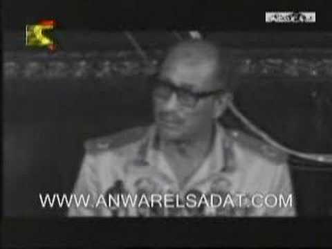 Egyptian President Anwar El Sadat's speech 1973 VICTORY