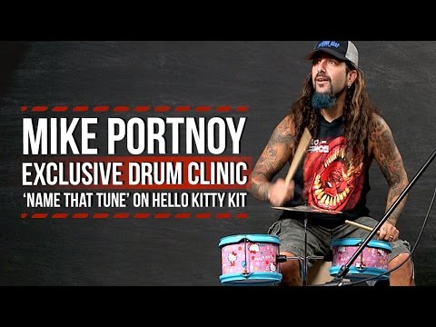 Mike Portnoy: 'Name That Tune' on Hello Kitty Drum Kit