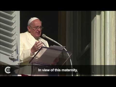 Pope Francis explains the Immaculate Conception