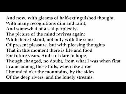 "Tintern Abbey" by William Wordsworth (read by Tom O'Bedlam)