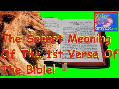 Amazing Hebrew Meaning of 1st Verse of Bible REVEALED!