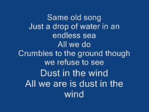 Kansas - Dust in the wind (Lyrics)