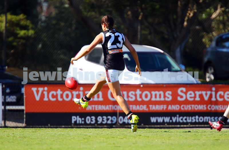 17-4-16. Round 1, 2016 WVFL season. Jackettes 4-10-34 def Bayswater 4-2-26 at Bayswater Oval. Photo: Peter Haskin