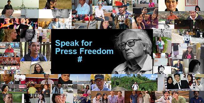 Southeast Asian journalists speak for press freedom