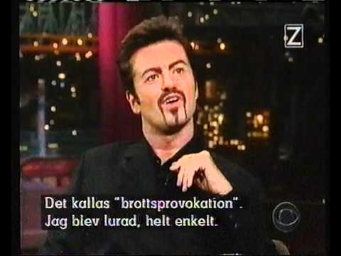 GEORGE MICHAEL at CBS "Late Show with David Letterman", (Monday November 09th, 1998)